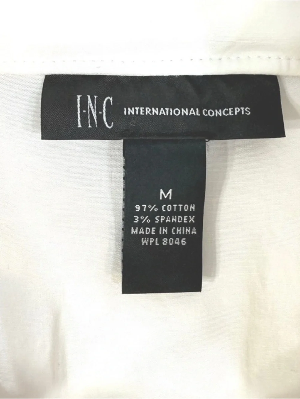INC International Concepts White Women's Utility Jacket with Snap Details - Picture 6 of 6